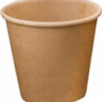 4 oz Brown Coffee Cups Single Wall image