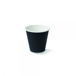 6 Oz Black Single Wall Coffee Cups image