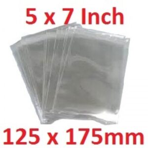PP Bags 5 x 7" (125 x 175mm) - Image 3