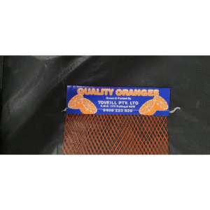 Custom Print Orange Net