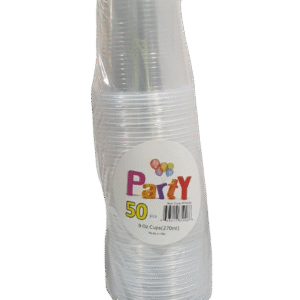 9 Oz Clear Plastic Cup