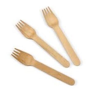 Wooden Forks 16cm image