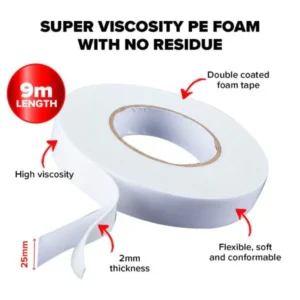 Double Sided tape 25mm x 9m - Image 3