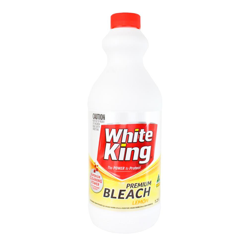 WHITE KING BLEACH LEMON 1.25L - Ultrapak Packaging