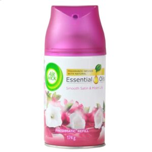 Air Wick 174g Freshmatic Spray Refill Essential Oils Smooth Satin & Moon Lily