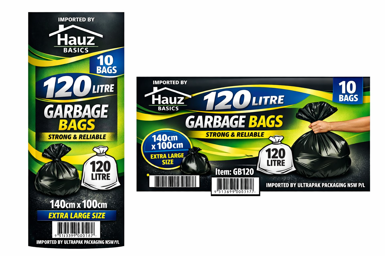 120L Garbage Bags