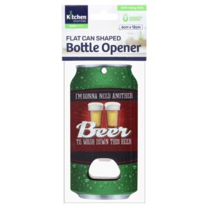 Man Cave Accessories Bottle Opener Magnetic Flat Can Shaped - Image 1