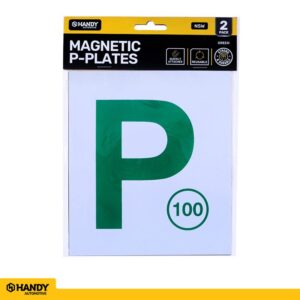 Plate P NSW Green Magnetic 2pk