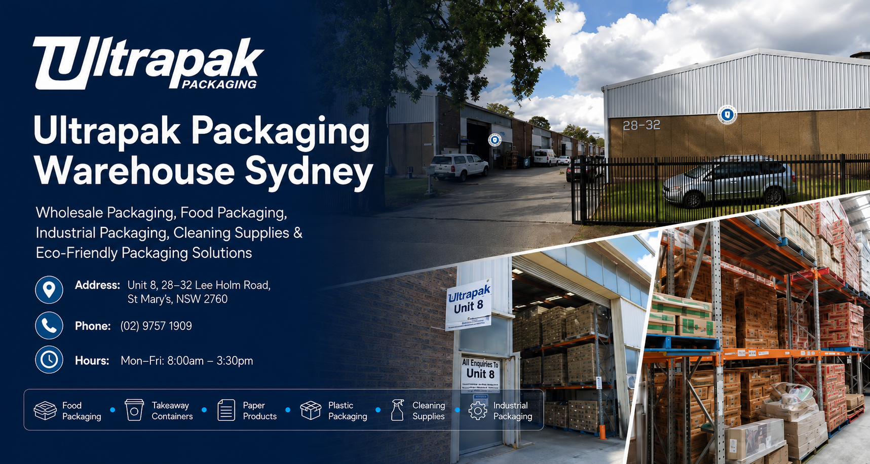 Ultrapak Packaging Warehouse Sydney