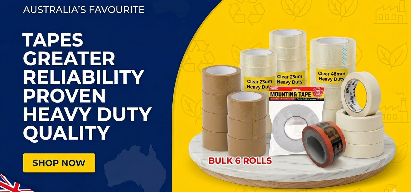 Industrial packaging tapes and adhesive sealing tapes by Ultrapak Packaging Australia