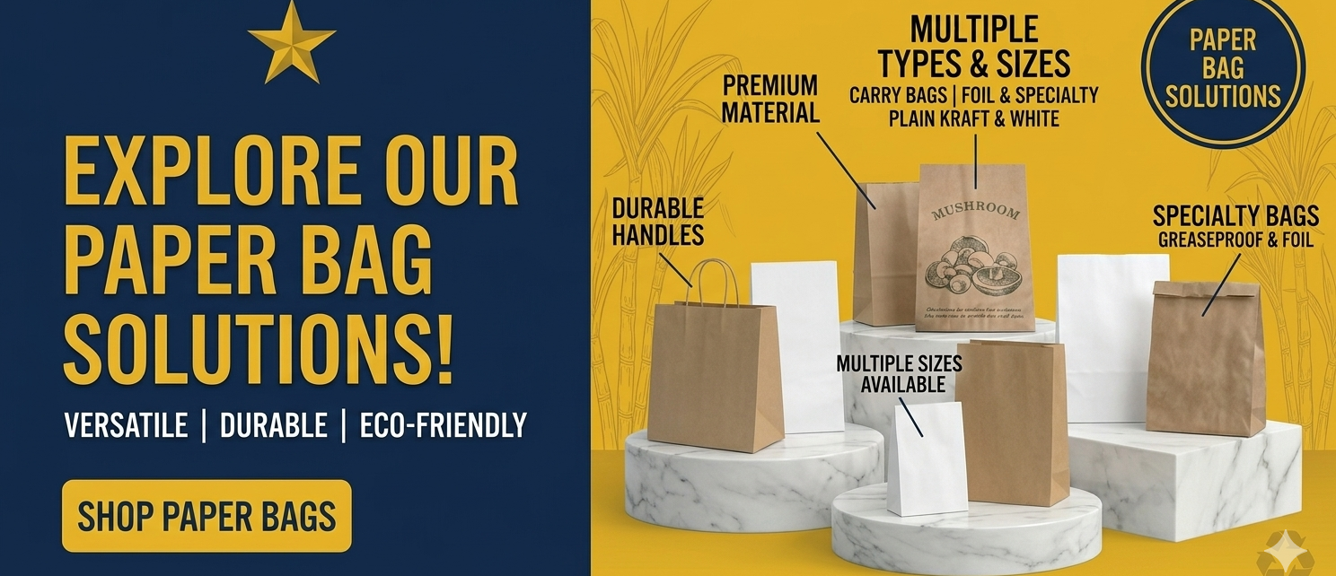 Paper bags wholesale Australia including kraft paper bags, takeaway paper bags, retail carry bags and eco-friendly packaging supplies.
