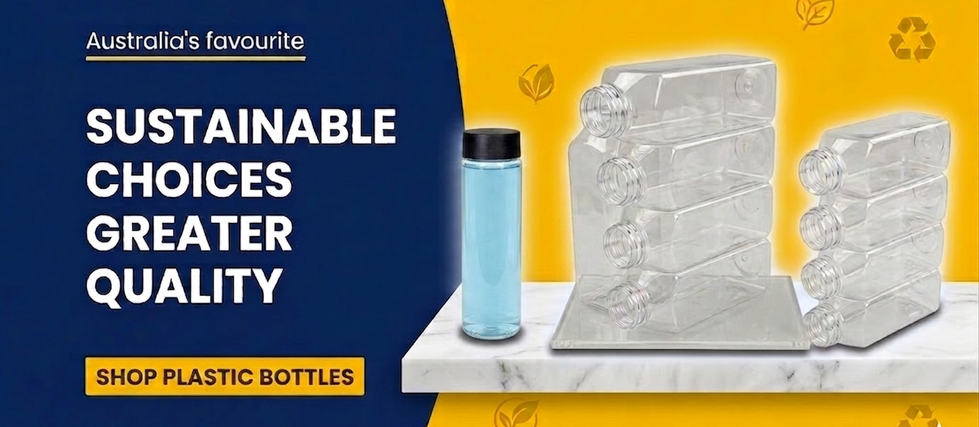Plastic bottles wholesale Australia including beverage bottles, juice bottles, food grade bottles, takeaway packaging bottles and commercial packaging supplies.