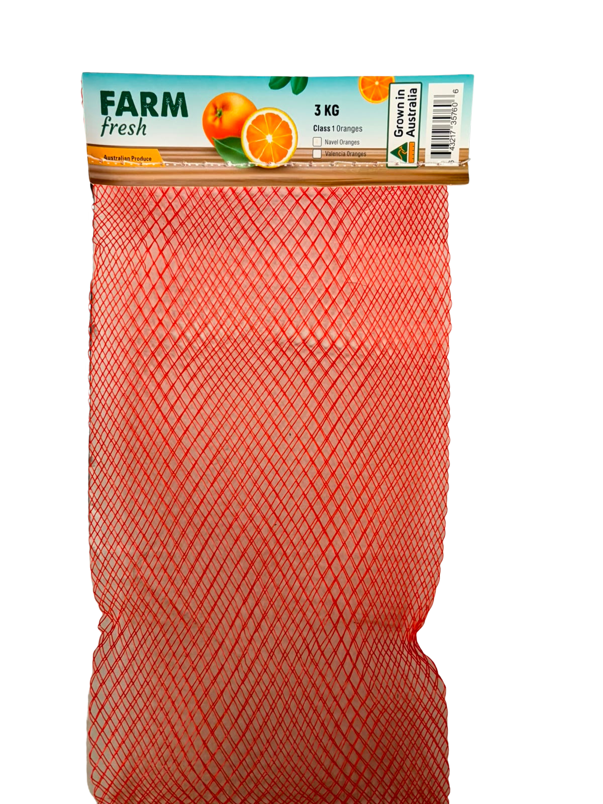 Farm Fresh Australian Class 1 Oranges Net Bag– 3kg Bag