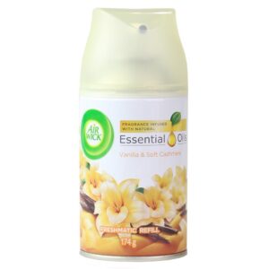 Air Wick 174g Freshmatic Spray Refill Essential Oils Smooth Vanilla & Soft Cashmere